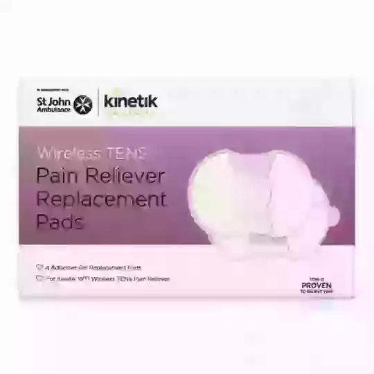 Kinetik Wireless TENS Replacement Pads x 4